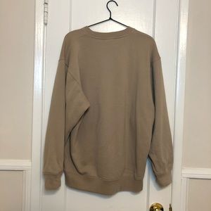 Tan brown sweatshirt